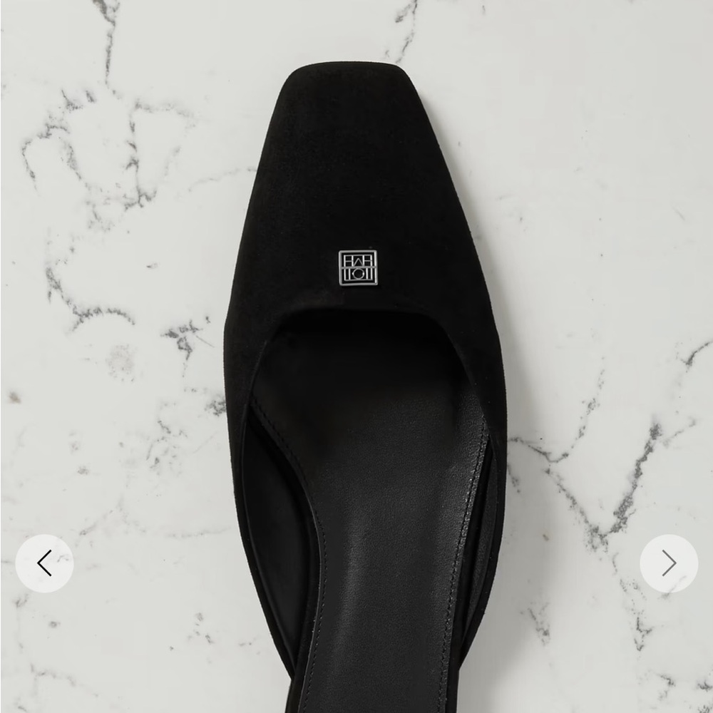 Toteme Suede Mules Size EU37 / US 6.5 EXCELLENT